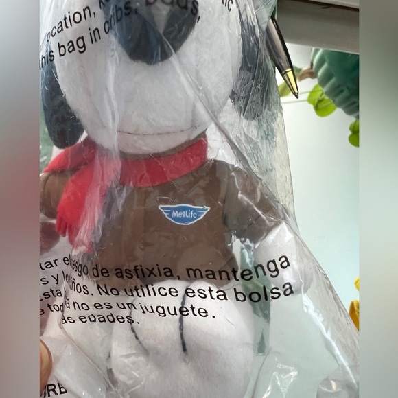 MetLife Snoopy Peanuts Plush Red Baron Aviator Pilot Airplane 6" 2015 - Picture 4 of 8